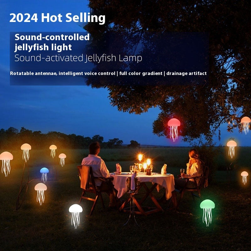 Jelly fish lamp