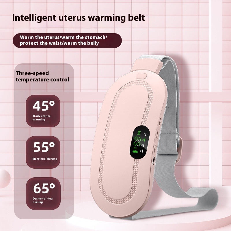 Menstrual heating pad massager
