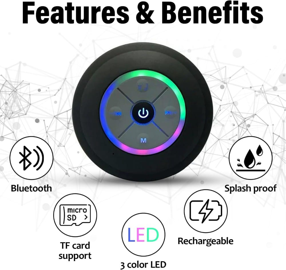 wireless bathroom speaker