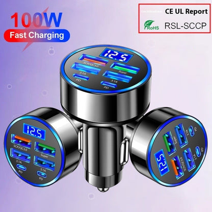 6 in one car charger 190+