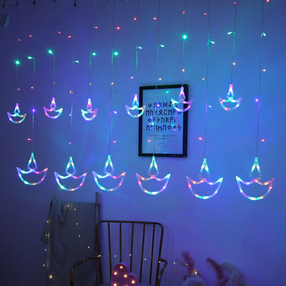 Diya curtain light