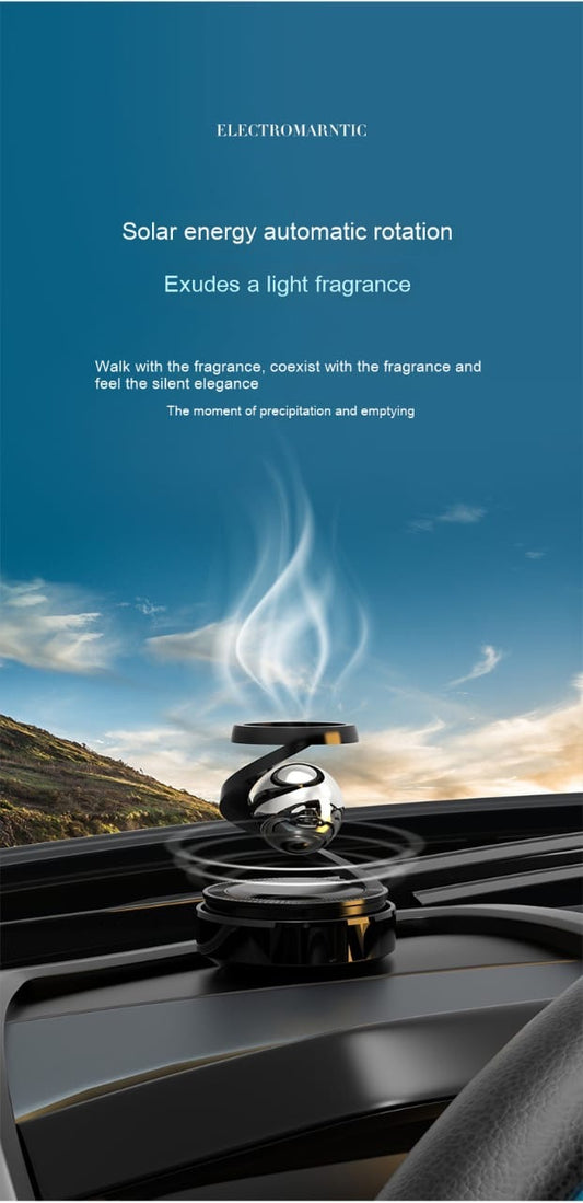 Solar car air freshener