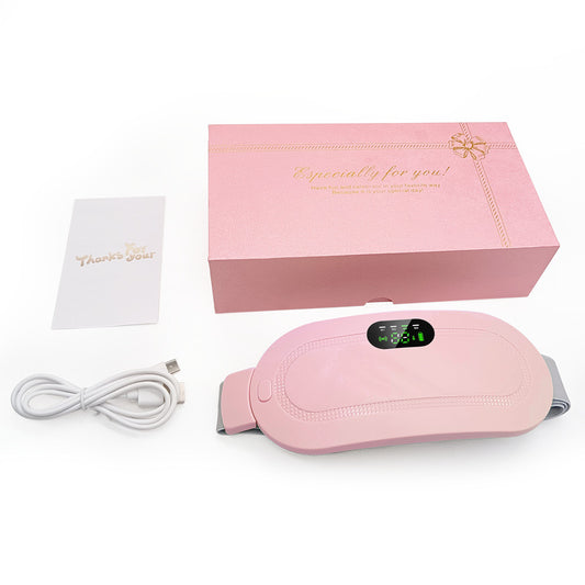 Menstrual heating pad massager