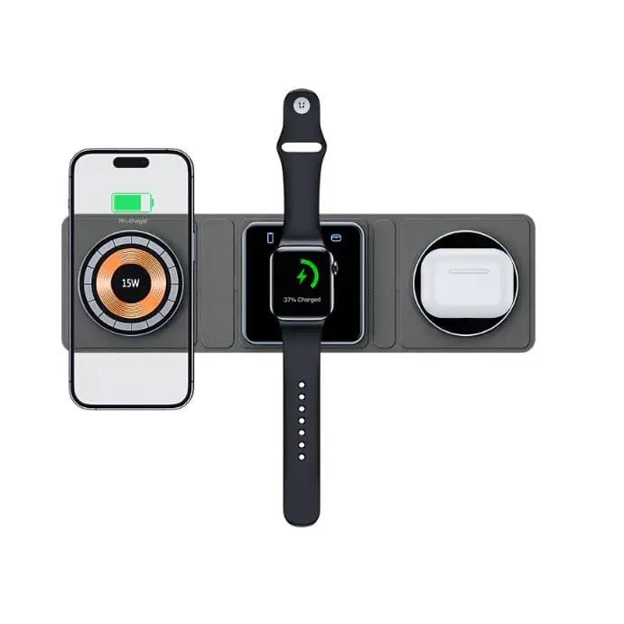 3 in one wireless foldable charger