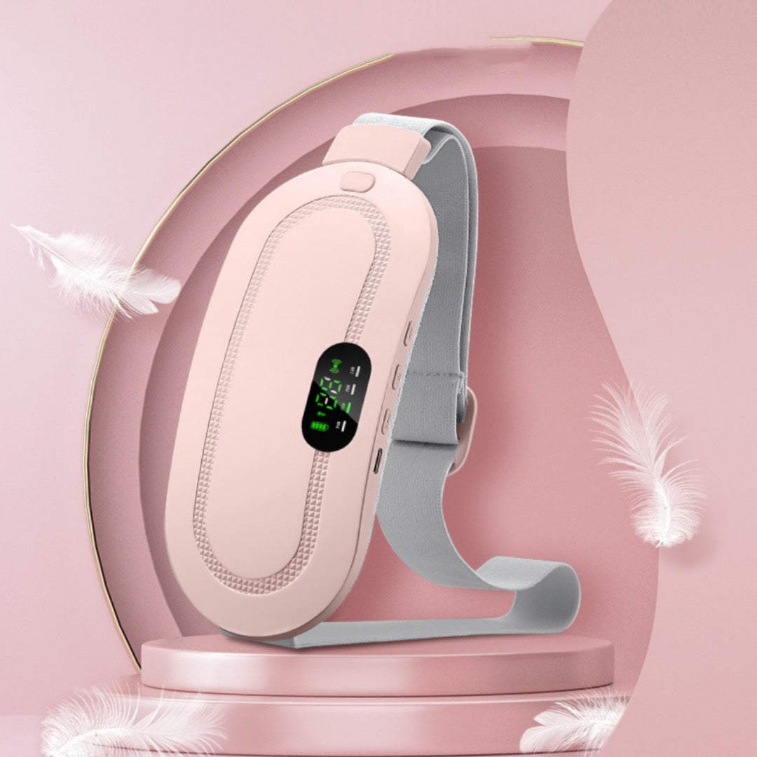 Menstrual heating pad massager