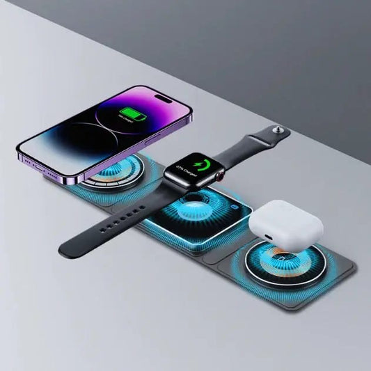 3 in one wireless foldable charger