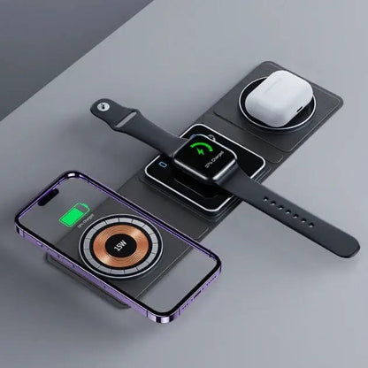 3 in one wireless foldable charger