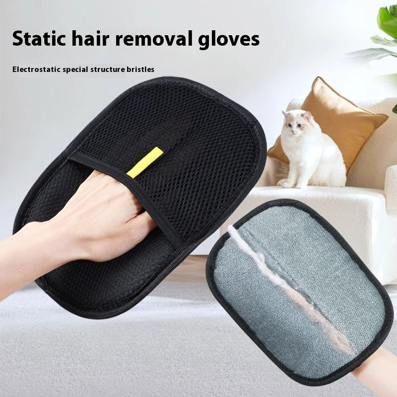 pet grooming gloves
