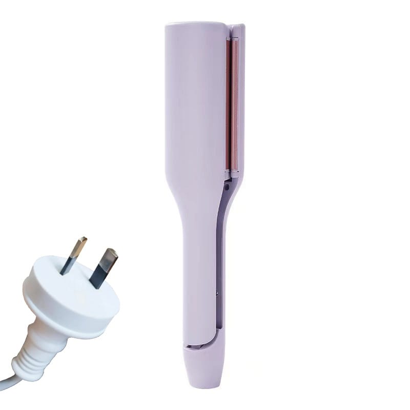 Wave curling iron