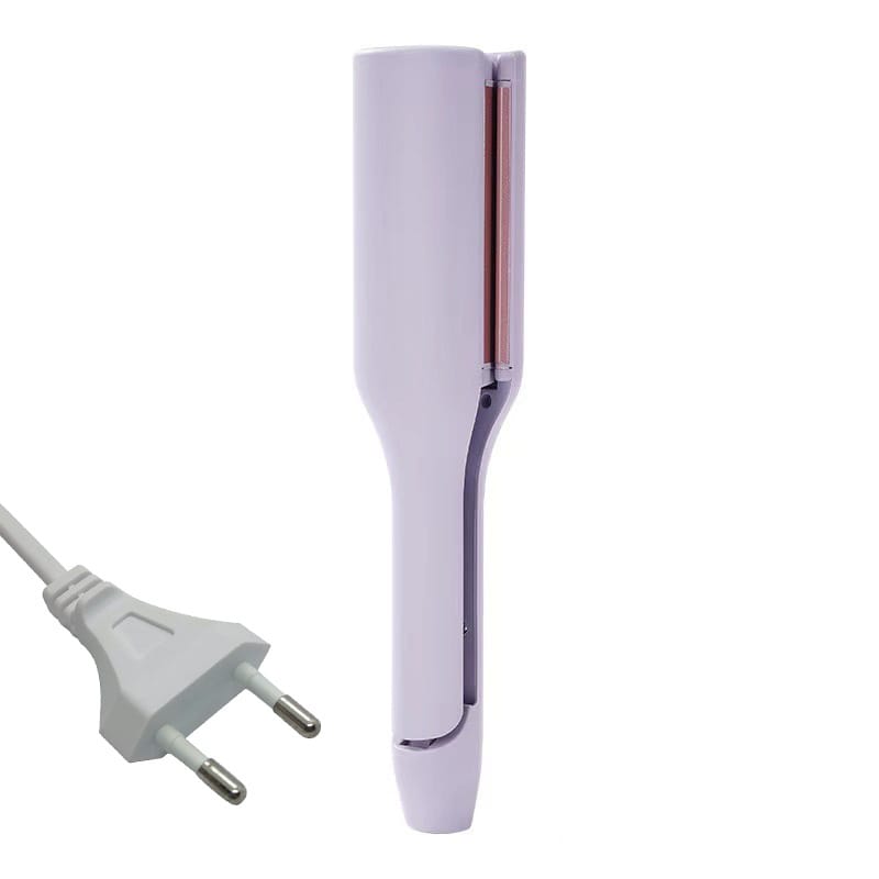 Wave curling iron