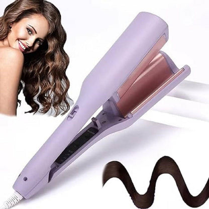 Wave curling iron